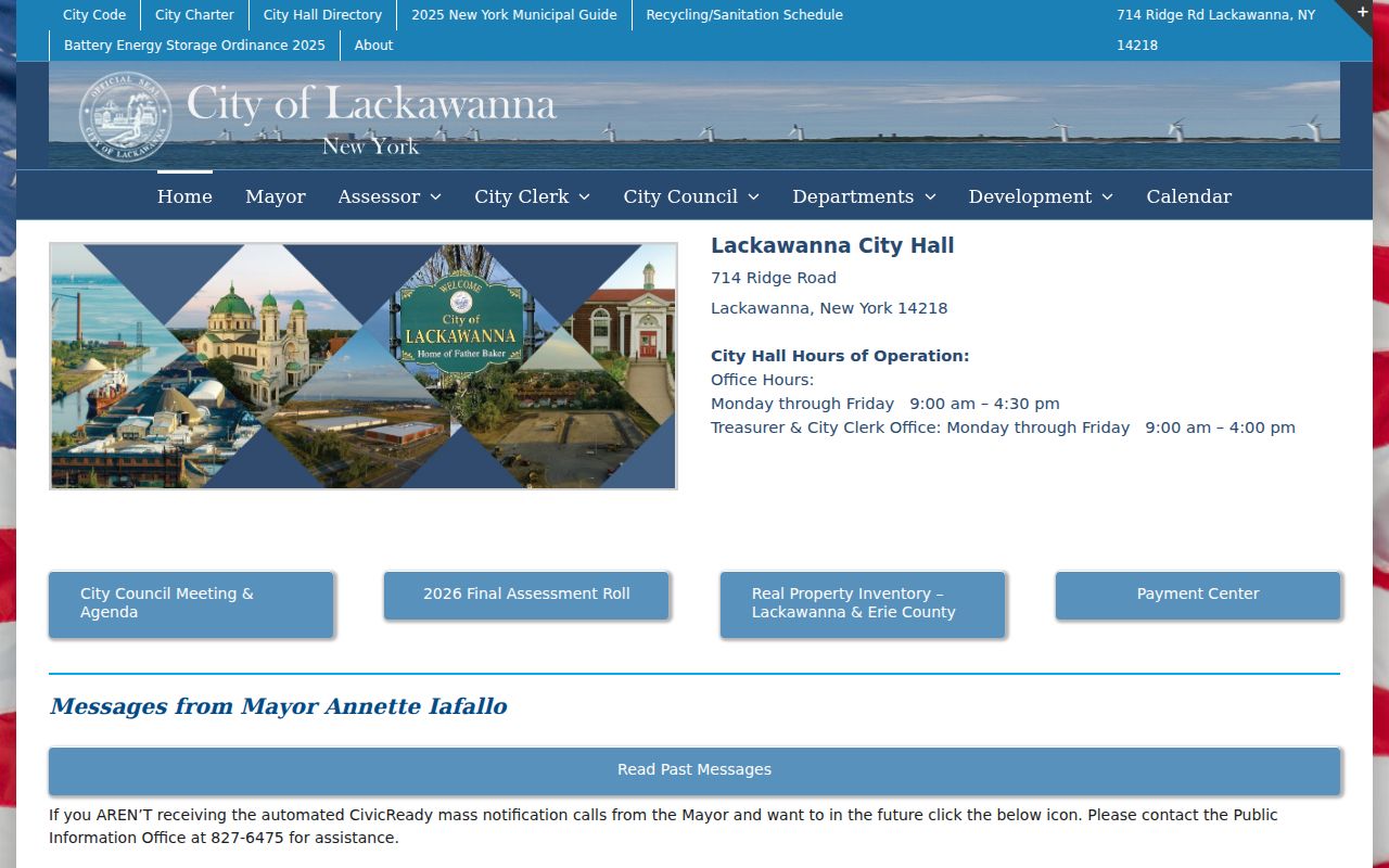 Lackawanna city channel for Erie County arrest lookup requests